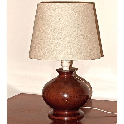 Cantor Craft Turned Australian Hardwood Lamp Base