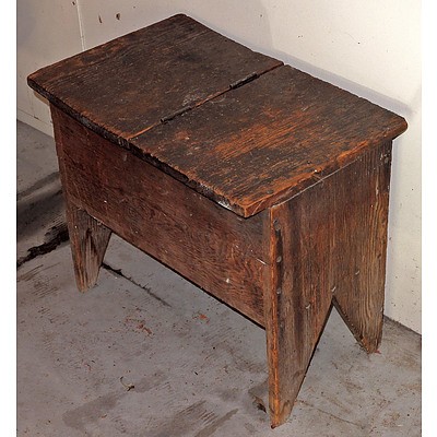 Vintage Rustic Shoe Shine Box