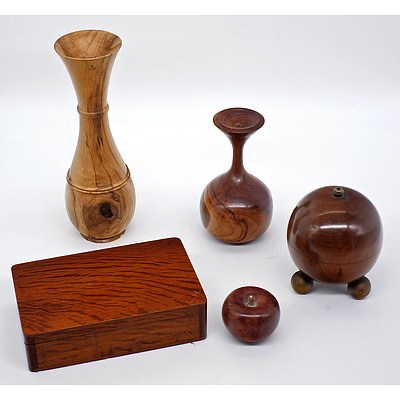Group of Artisan Wood Items