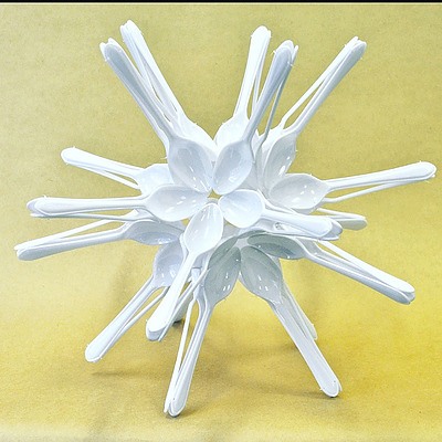 Tim Craker, 60 Dessert Spoons, Sculpture