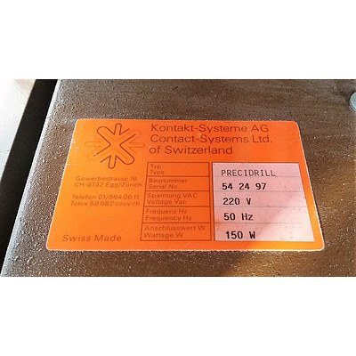 Precidrill Precision Drill - Made in Switzerland