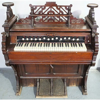 Clough and Warren Upright Harmonium