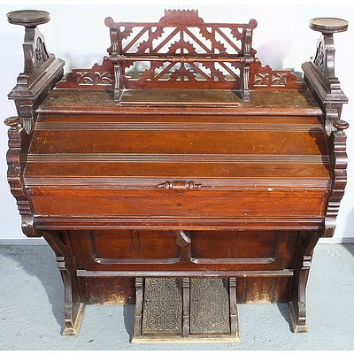 Clough and Warren Upright Harmonium