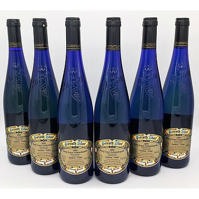 Lot of 6 Pieroth Blue 2009 Burg Layer Schlosskapelle Auslese Nahe = RRP=$120.00