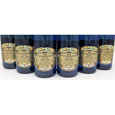 Lot of 6 Pieroth Blue 2009 Burg Layer Schlosskapelle Auslese Nahe = RRP=$120.00