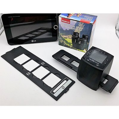 LG DVD Player, Tasco Compact Binocular and Film2USB Converter