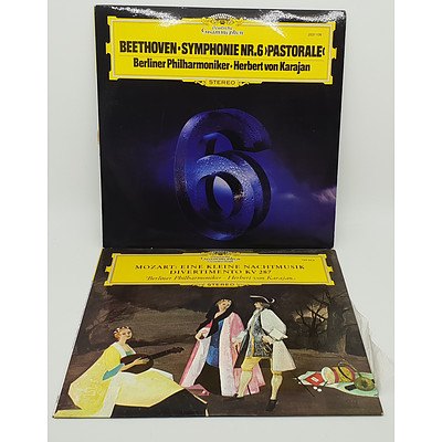 Group of 14 Vinyl Records Including Beethoven