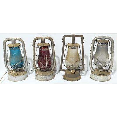Four Oil Lamps