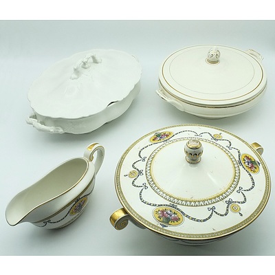 Group of English China Including Royal Worcester, Myott Son & Co and Johnson Bros