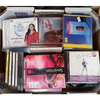 Panasonic Audio Radio/CD Player and Various CDs