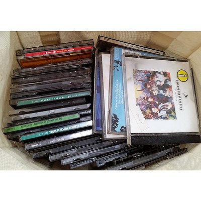 Panasonic Audio Radio/CD Player and Various CDs