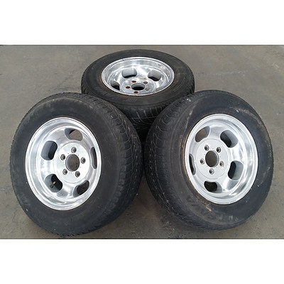 Set of 4 14inch Alloy Rims with Intensa Sava Tyres for EH Holden