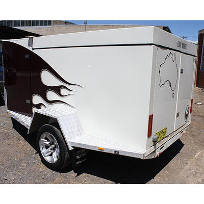 Custom Built Fully Enclosed Motor Cycle Trailer