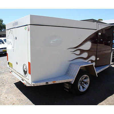 Custom Built Fully Enclosed Motor Cycle Trailer