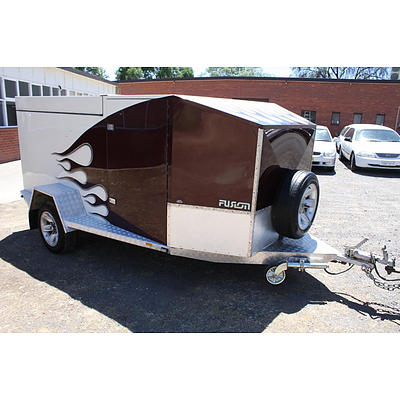 Custom Built Fully Enclosed Motor Cycle Trailer