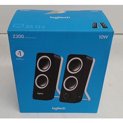 Logitech Z200 Stereo Sound PC Speakers