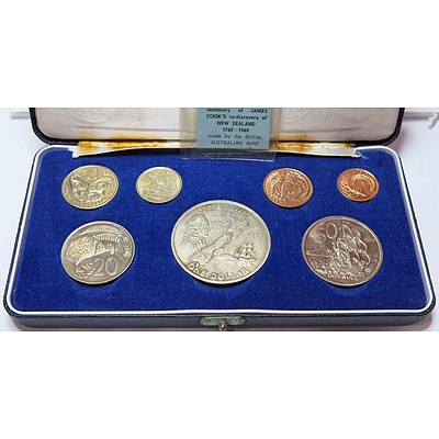 NZ PROOF Set 1969 Cook Commemorative