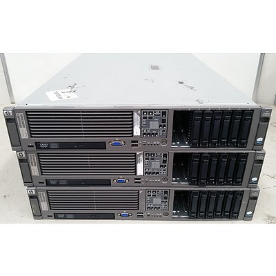 Hp DL380 G5 Dual Dual-Core Xeon 5160 3.0GHz 2 RU Servers - Lot of 3