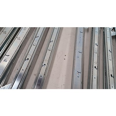 Dell 1RU & 2RU Server Rack Rails - 7 Pairs