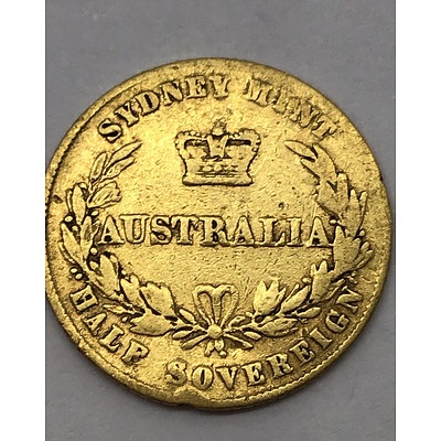 Very Rare 1859 Gold Half Sovereign
