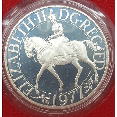 1977 Queen's Silver Jubilee (Crown) Sterling Silver Proof Coin