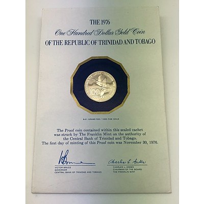 1976 Gold Proof Coin (Nominal $100 face value)