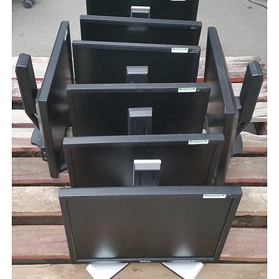Dell P190Sb 19-Inch LCD Monitors - Lot of 8