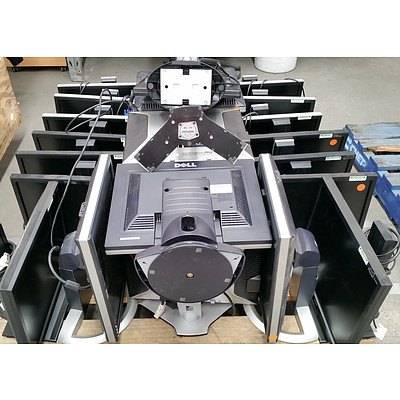 Bulk Lot of Assorted Dell & Acer LCD Monitors - Lot of 28