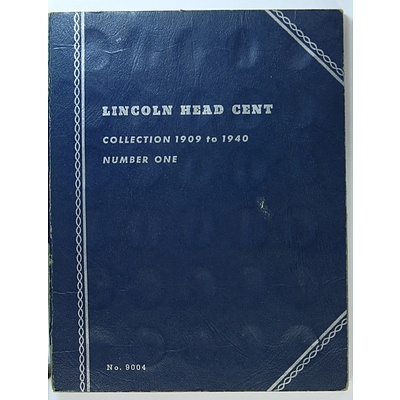 United States Lincoln Head Cent set - incomplete