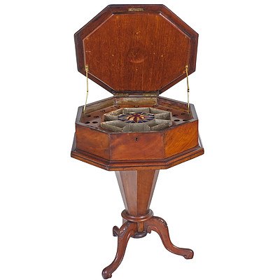 Rare Australian Cedar and Specimen Timbers Inlaid Games Table 19th Century