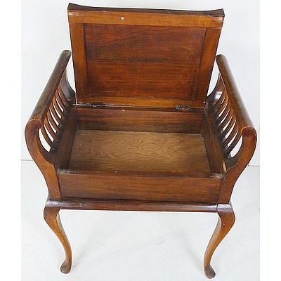 Vintage Maple Piano Stool