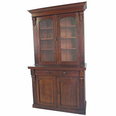 Cedar, Mahogany and Pine Bookcase