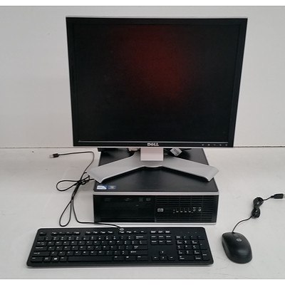 HP Compaq 8000 Elite Small Form Factor Pentium Dual-Core (E6700) 3.20GHz with 20 Inch LCD Monitor