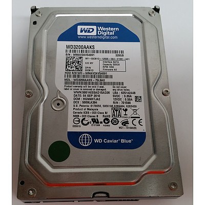 Western Digital WD3200AAKS 320GB 7200rpm SATA Hard Drive - Lot of 29