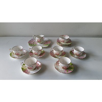 Royal Albert "Blossom Time" English Bone China Part Tea Set