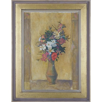 Justin Maurice O'Brien (1917-1996) Wildflowers Greece 1965 Oil On Canvas