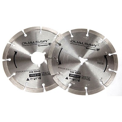 160mm Diamond Blade to suit Dual Saw CS650 by The Renovator - Lot of 21