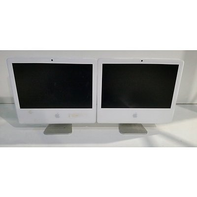 Apple G5 & Core 2 Duo iMac Computers - Lot of Five
