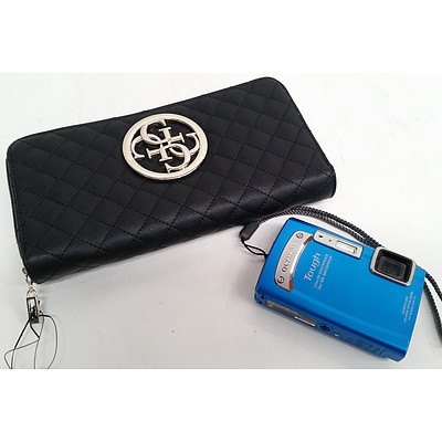 Olympus Digital Camera & Guess Purse