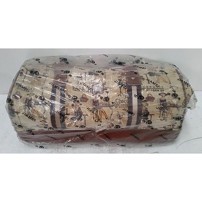 2-Light Standing Floor Lamp & Brand New Jiamei AOHIA Travel Bag