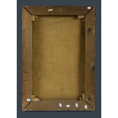 European School: Still Life with Mixed Blooms Oil on Canvas