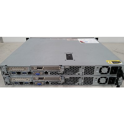 Hp Proliant DL320e Gen8 V2 Quad-Core Xeon E3-1220 v3 3.1GHz 1 RU Servers - Lot of 2