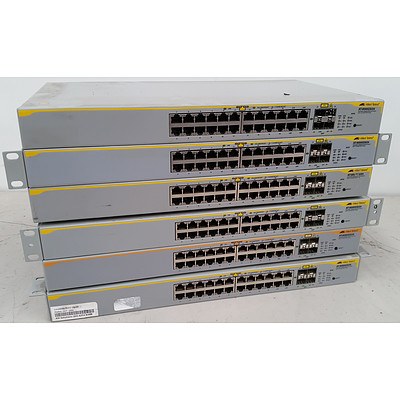 Allied Telesis AT-8000GS/24 Gigabit Switches - Lot of 6