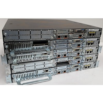 Cisco CISCO2811 V02 Integrated Service Routers - Lot of 5