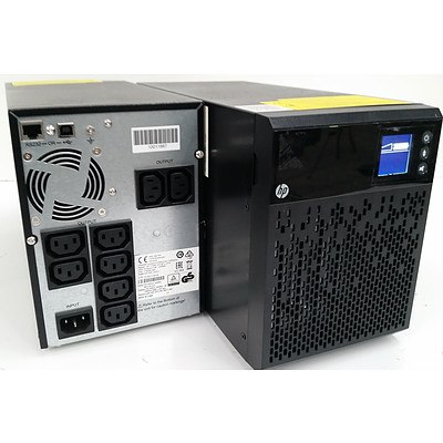 HPE T1000 G4 670W INTL Uninterruptible Power System (J2P89A) - Lot of 2