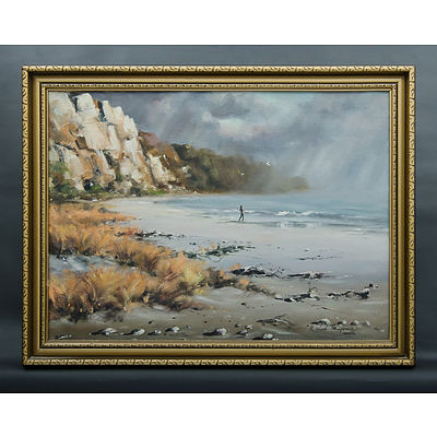 WARD-THOMPSON, Ramon (b.1941)'The Last Summer,' 1972. Original artist's label verso. Oil on Canvas Board