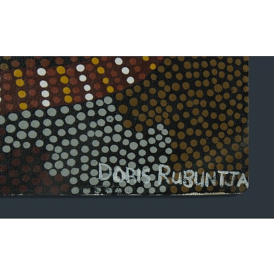 RUBUNTJA, Doris: Snake Dreaming Acrylic on Canvas