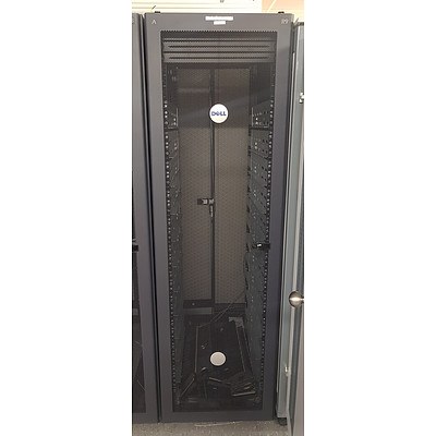 Dell Black Vented Server Rack #10