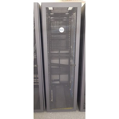 Dell Black Vented Server Rack #6