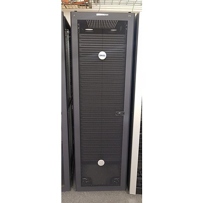 Dell Black Vented Server Rack #7